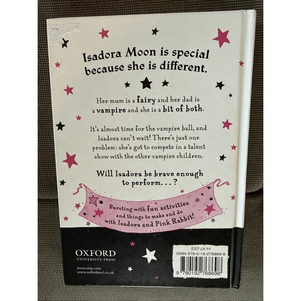 Isadora Moon Puts on a Show by Muncaster, Harriet Hardback Book The Fast Free